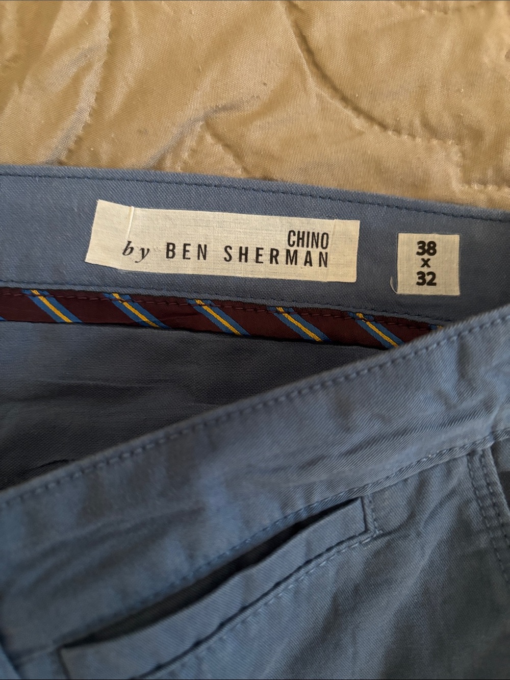 Ben Sherman Light Blue Chino Pants